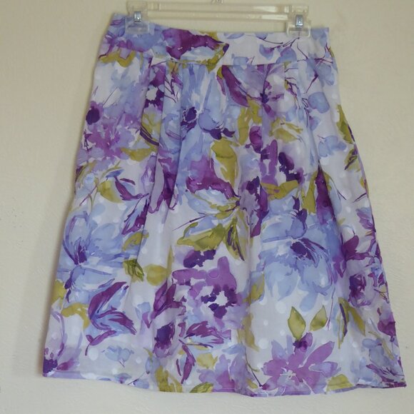 Floral Lined Skirt from Christopher & Banks - Picture 2 of 4
